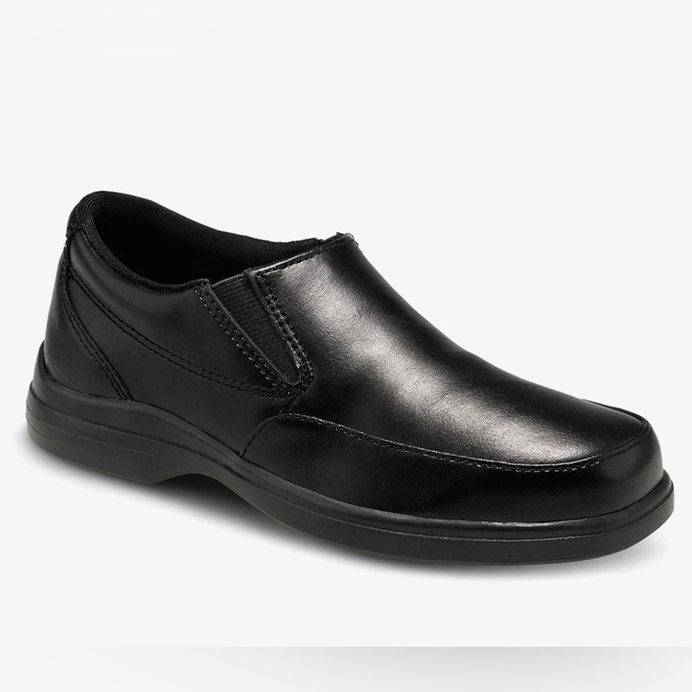 Memory Foam Hush Puppies Shane Boy Leather Shoes Excellent Condition!